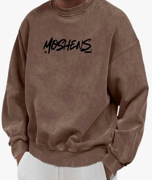 Washed In Moshen Crewneck