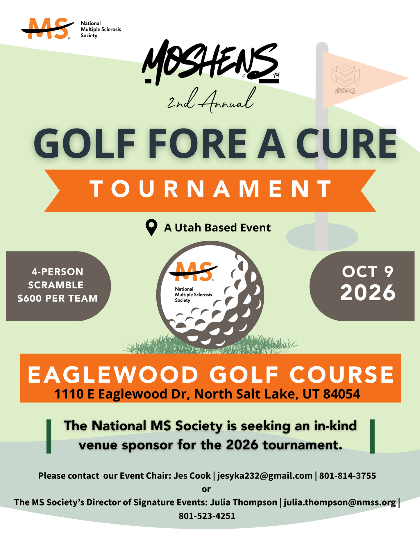 Platinum Sponsor - MoshenS Golf Fore A Cure