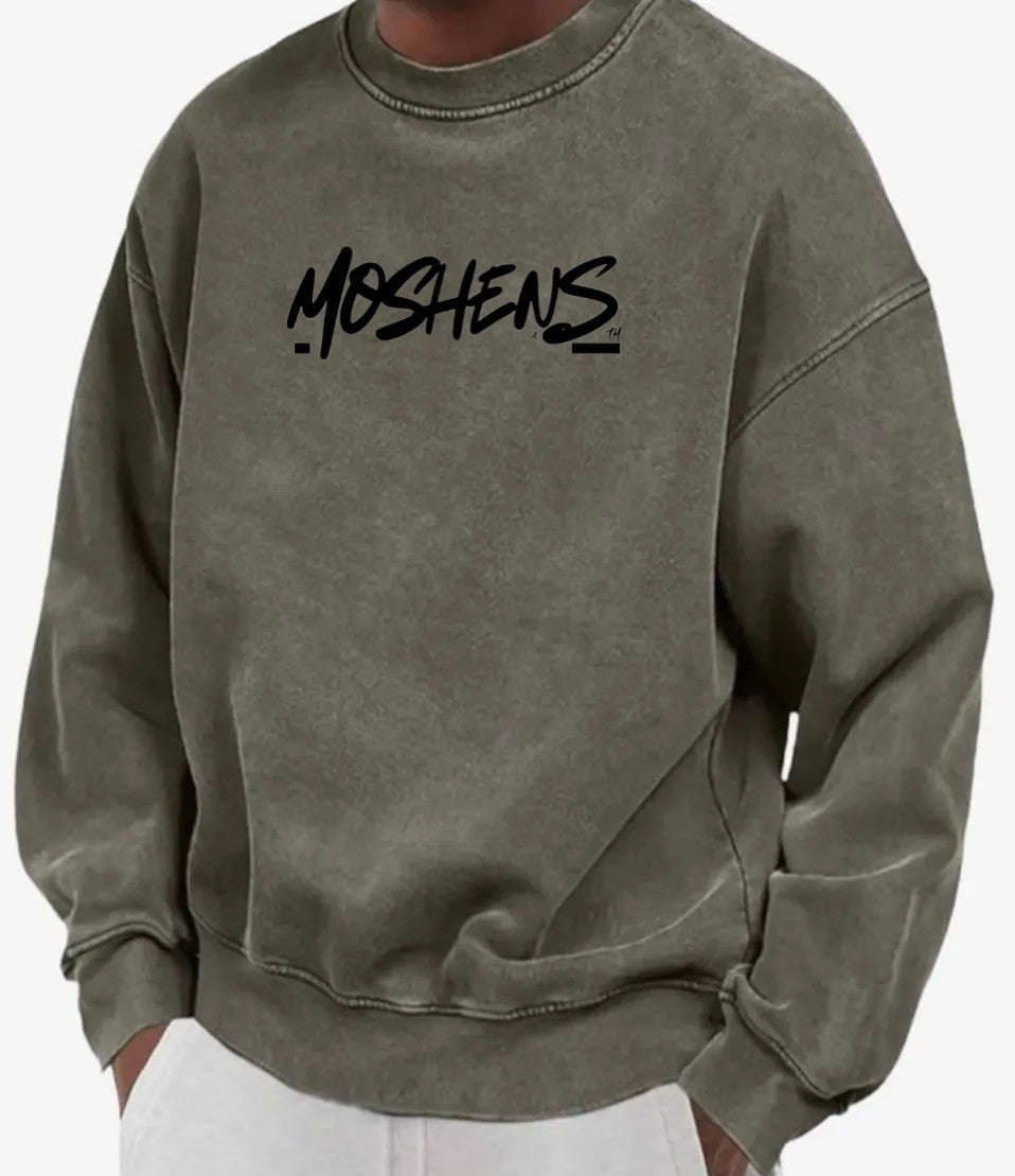 Washed In Moshen Crewneck