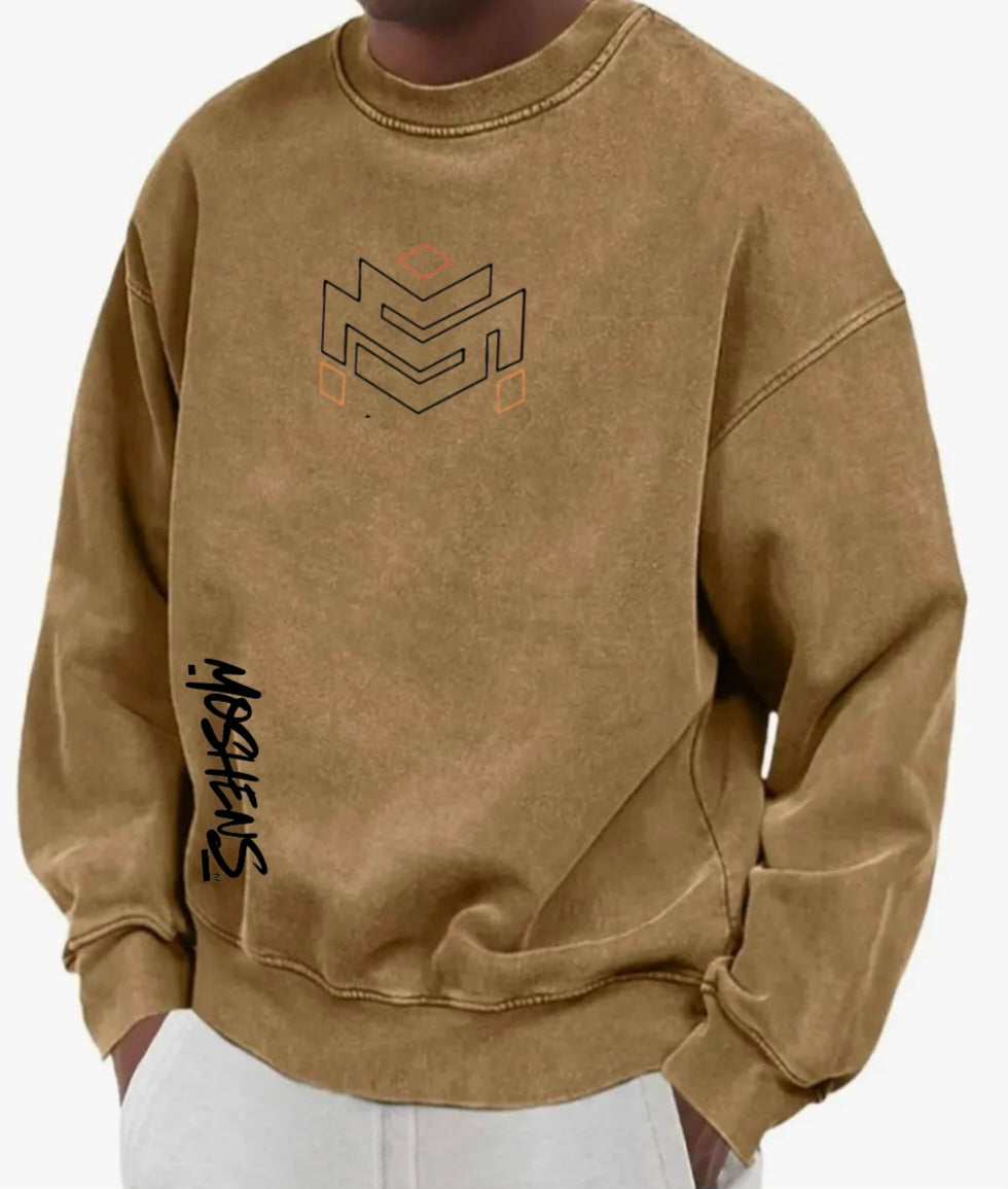 Washed In Moshen Crewneck
